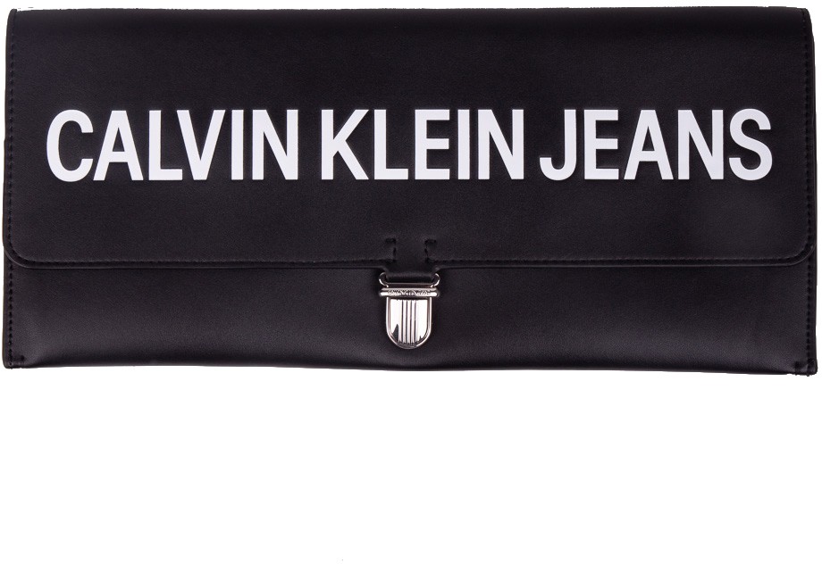 Calvin Klein fekete levéltáska Lg Ew Clutch Black