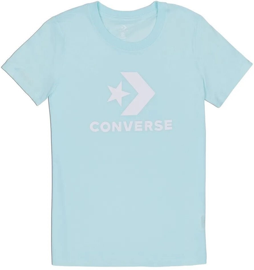 Converse türkiz póló  Star Chevron Core fehér logóval - XS