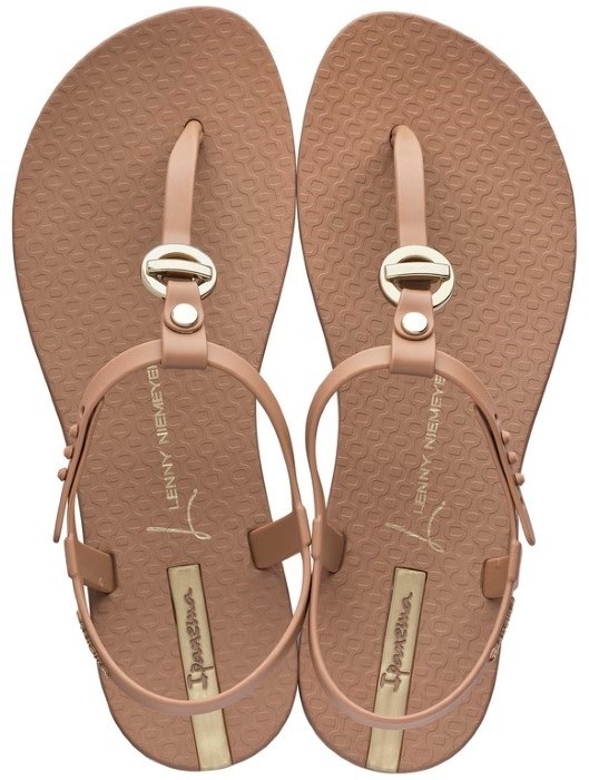 Ipanema barna flip-flop Lenny Cosmo Fem Brown/Gold - 37
