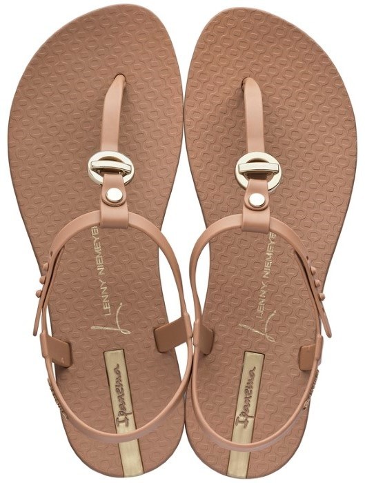 Ipanema barna flip-flop Lenny Cosmo Fem Brown/Gold - 37