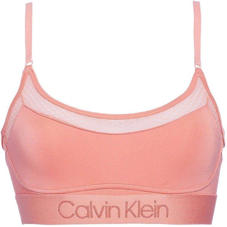 Calvin Klein lazac színű melltartó Unlined Bralette - XS