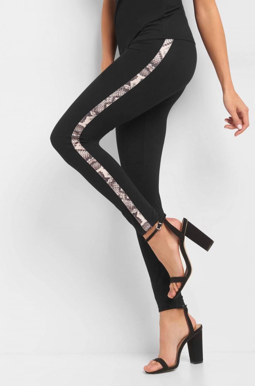 Mintás oldalcsíkos leggins