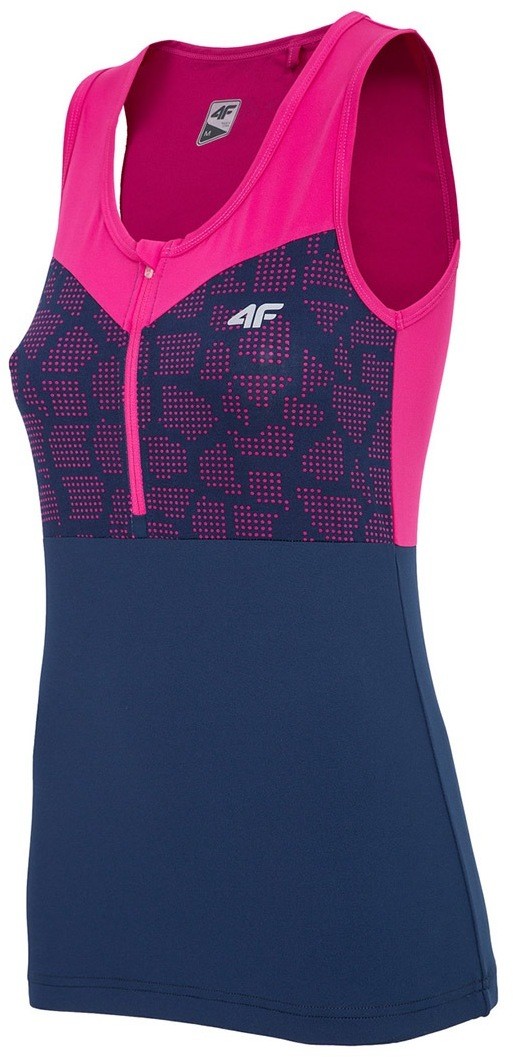 4F Pink Dry Control női sport póló, ujjatlan