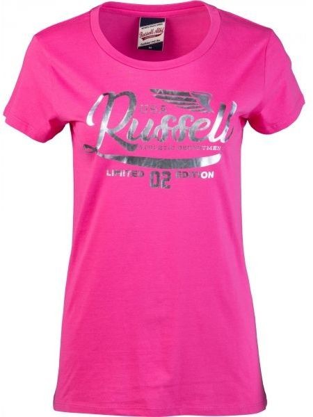 Russell Athletic WINGS S/S TEE rózsaszín XS - Női póló