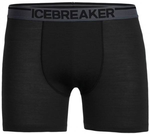 Icebreaker ANATOMICA BOXERS fekete M - Férfi boxeralsó
