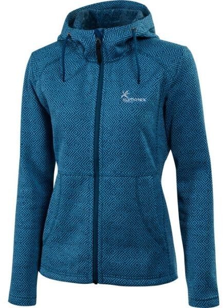 Klimatex LENDA kék XL - NőI kapucnis outdoor pulóver