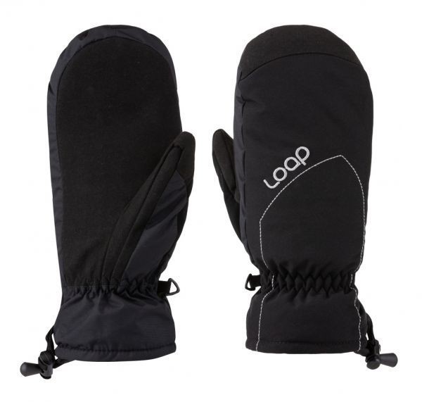 LOAP RORY Női egyujjas kesztyű, fekete, méret
