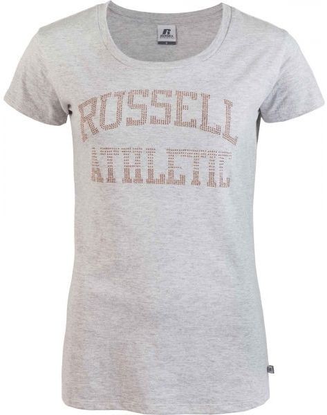 Russell Athletic S/S CREWNECK TEE SHIRT szürke XL - Női póló