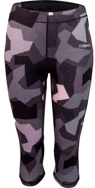 Fitforce ZEA sötétzöld XS - Női háromnegyedes legging