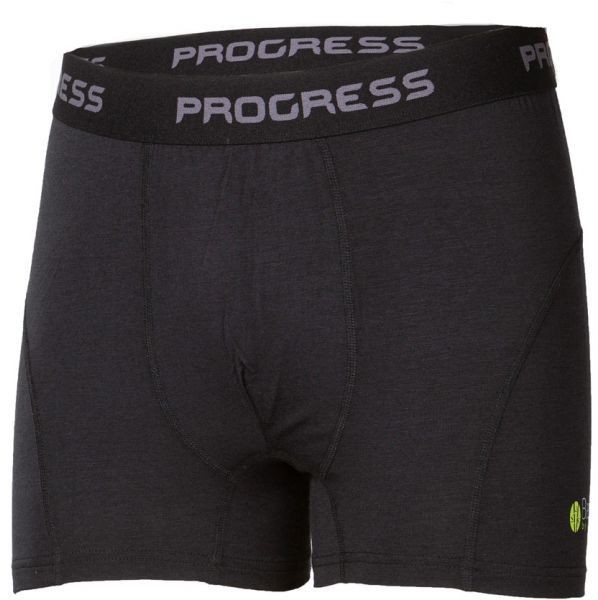 PROGRESS E SKN BAMBUS Férfi boxeralsó, fekete, méret XXL