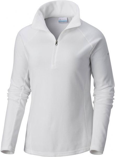 Columbia GLACIAL IV HALF ZIP Női outdoor pulóver, fehér, méret