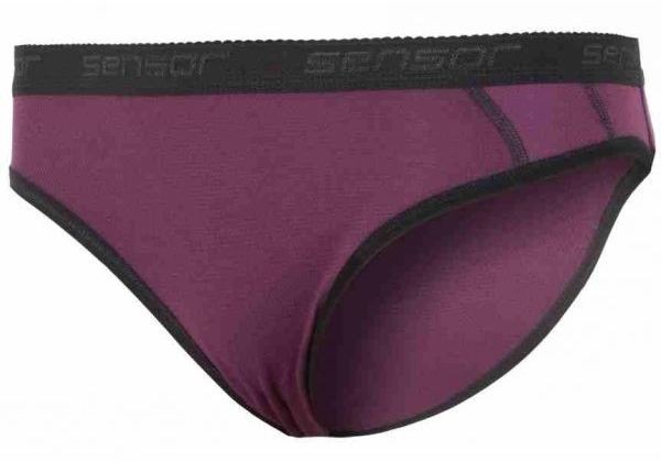 Sensor MERINO DF LILLIA Női alsónemű, bordó, méret