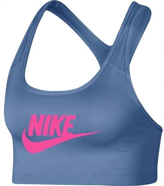 Nike SWOOSH FUTURA BRA rózsaszín XS - Női sportmelltartó