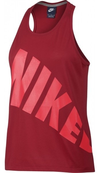 Nike W NSW TOP TNK piros L - Női ujjatlan felső