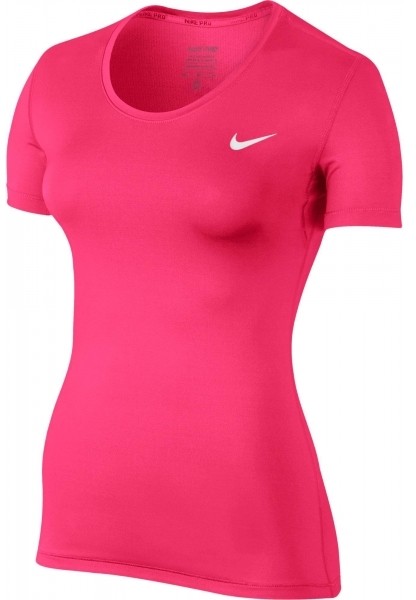 Nike W NP TOP SS rózsaszín M - Női edzőfelső