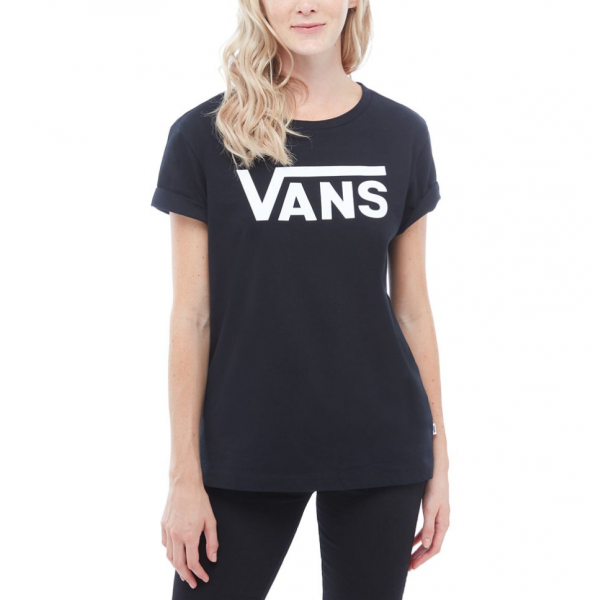 Vans WM FLYING V CREW TEE fekete S - Női póló