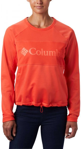 Columbia WINDGATES FLEECE CREW narancssárga L - Női fleece pulóver