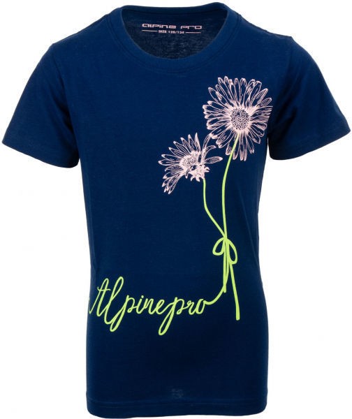 ALPINE PRO TABORO Gyerek póló, sötétkék, méret