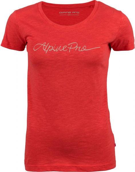 ALPINE PRO FARIDA piros XS - Női póló