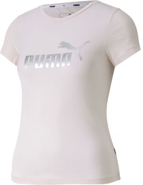 Puma ESS+TEE G Lány sportpóló, fehér, méret 128