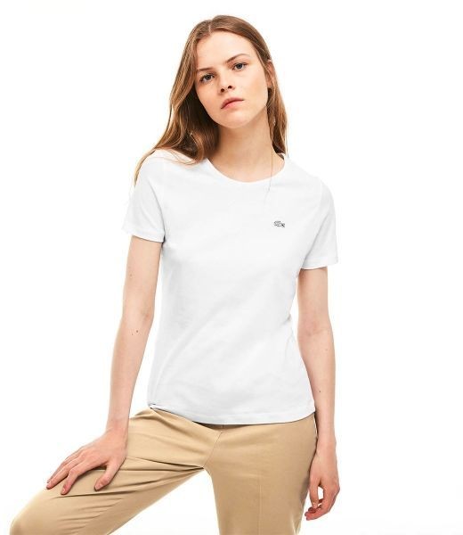 Lacoste WOMAN T-SHIRT fehér S - Női póló