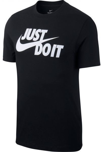 Nike NSW TEE JUST DO IT SWOOSH Férfi póló, fekete, méret