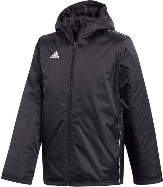 adidas CORE18 STD JKT Fiú sportdzseki, fekete, méret