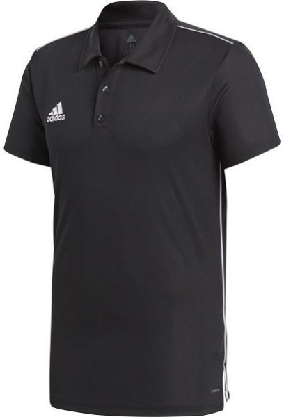 adidas CORE18 POLO Férfi galléros póló, fekete, méret