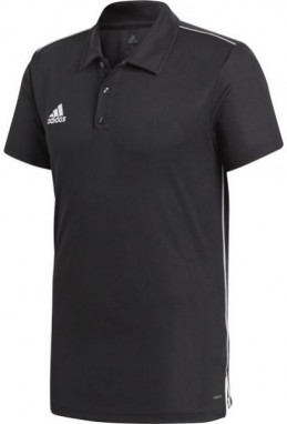 adidas CORE18 POLO Férfi galléros póló, fekete, méret galéria