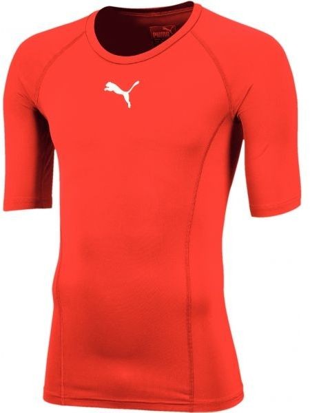 Puma LIGA BASELAYER TEE SS Férfi funkcionális póló, piros, méret