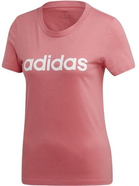 adidas ESSENTIALS LINEAR SLIM TEE rózsaszín L - Női póló