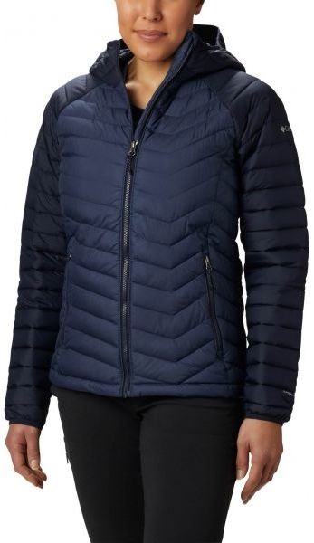 Columbia POWDER LITE HOODED JACKET Női kabát, sötétkék, méret