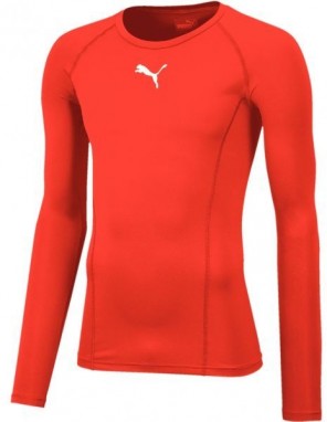 Puma LIGA BASELAYER TEE LS Férfi funkcionális póló, piros, méret galéria
