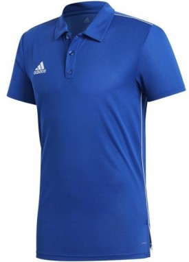 adidas CORE18 POLO Férfi galléros póló, kék, méret galéria
