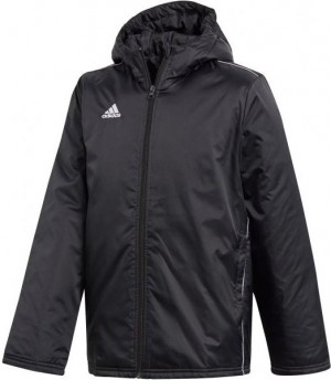 adidas CORE18 STD JKT Fiú sportdzseki, fekete, méret galéria