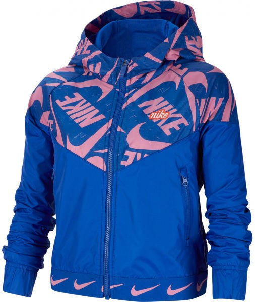 Nike NSW WR JACKET JDIY G Lányos kabát, kék, méret