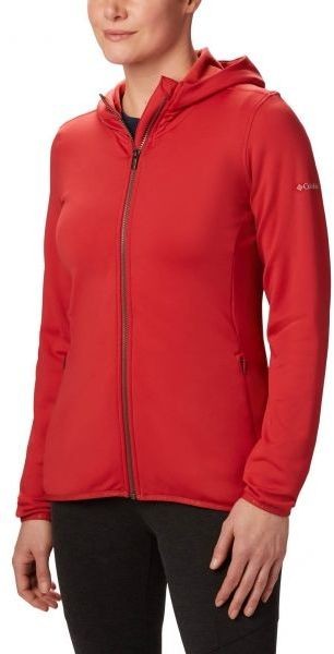 Columbia WINDGATES FLEECE Női sportfelső, piros, veľkosť XS
