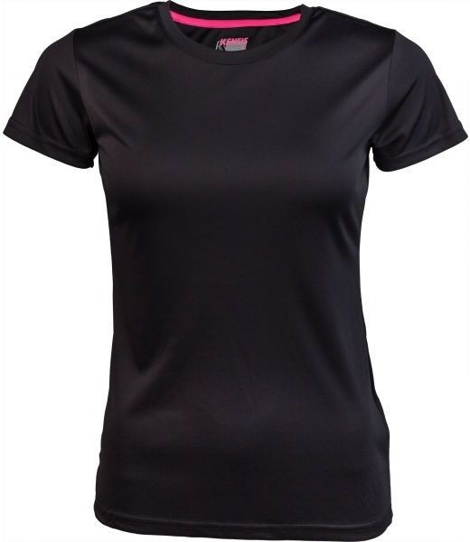 Kensis VINNI NEON YELLOW Női sportos felső, fekete, méret XXL