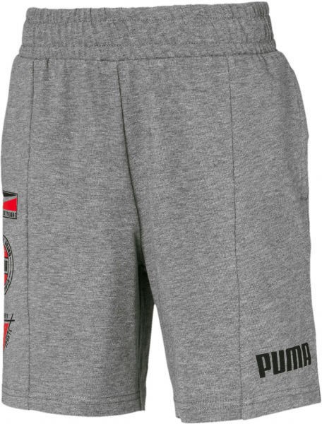 Puma ALPHA SUMMER SHORT Gyerek sport rövidnadrág, szürke, veľkosť 140