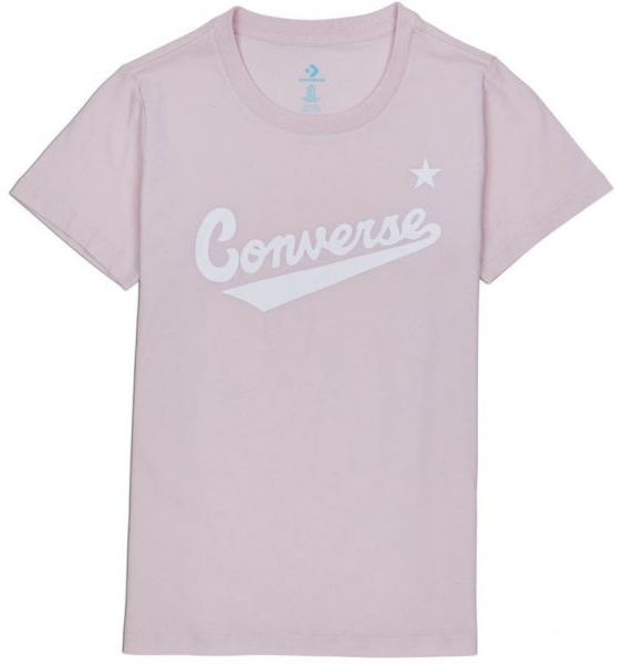 Converse WOMENS NOVA CENTER FRONT LOGO TEE rózsaszín XS - Női póló