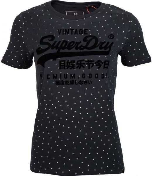 Superdry NAVY SHIMMER sötétszürke 12 - Női póló
