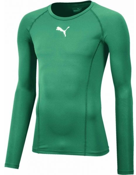 Puma LIGA BASELAYER TEE LS Férfi funkcionális póló, zöld, méret