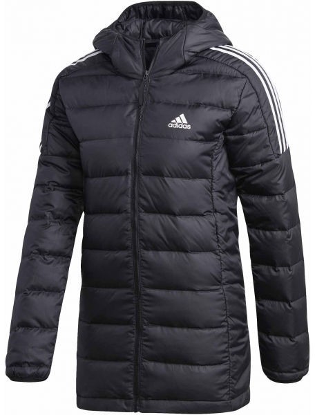 adidas ESS DOWN PAR Női parka kabát, fekete, veľkosť M