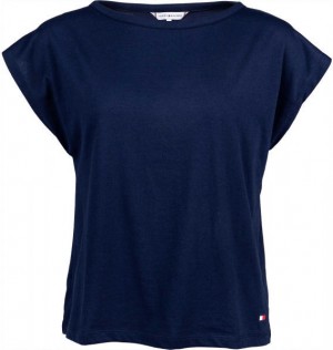 Tommy Hilfiger T-SHIRT Női póló, sötétkék, méret galéria