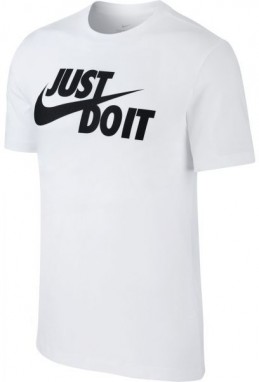 Nike NSW TEE JUST DO IT SWOOSH Férfi póló, fehér, méret galéria