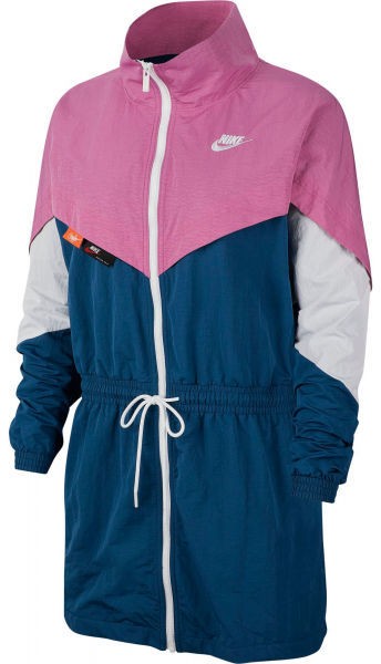 Nike NSW ICN CLSH TRACK JKT WVN W Női kabát, sötétkék, veľkosť M