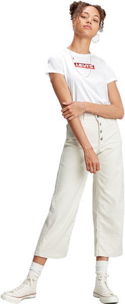 Levi's® THE PERFECT TEE BOX TAB Női póló, fehér, méret