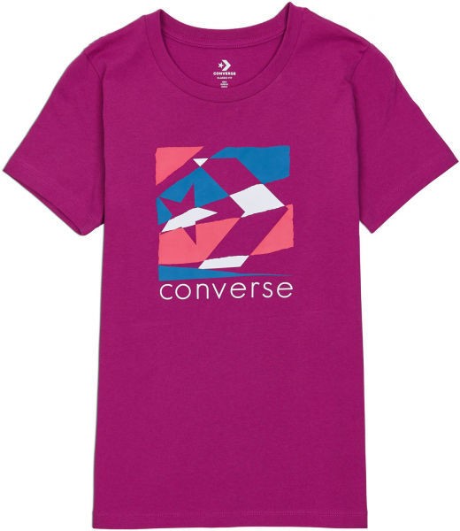 Converse WOMENS TORN CLASSIC TEE  XS - Női póló