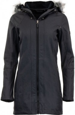ALPINE PRO DUMUZA Női softshell kabát, fekete, méret galéria