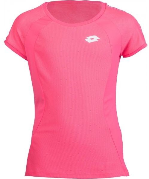 Lotto SQUADRA G TEE PL rózsaszín XL - Lány teniszpóló
